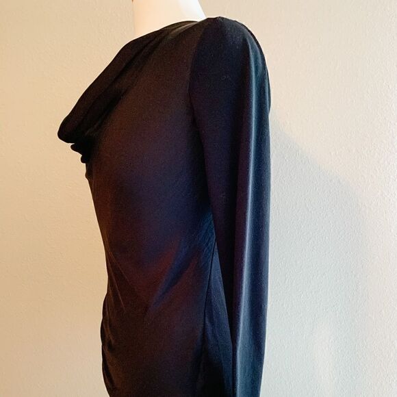 INC black drape front Blouse - Picture 3 of 3